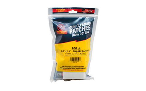 Cleaning Equipment Shooters Choice SHOOTERS CHOICE 100PK 2.5" PATCH • Model: 